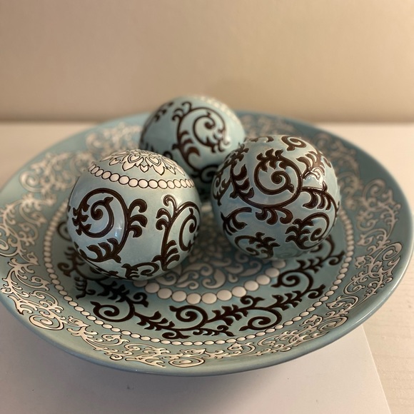 Z Gallerie Kitchen Vintage Z Gallerie Bowl Suzani Bluestoneware575